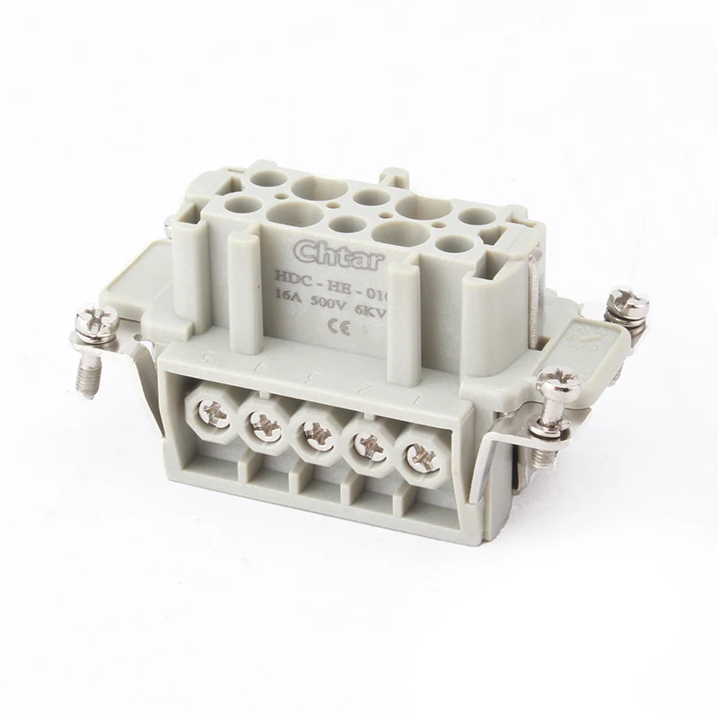 M/F 10 پین درج اتصال دهنده سنگین