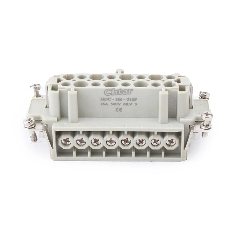 M/F 16 پین درج اتصال دهنده وظیفه سنگین